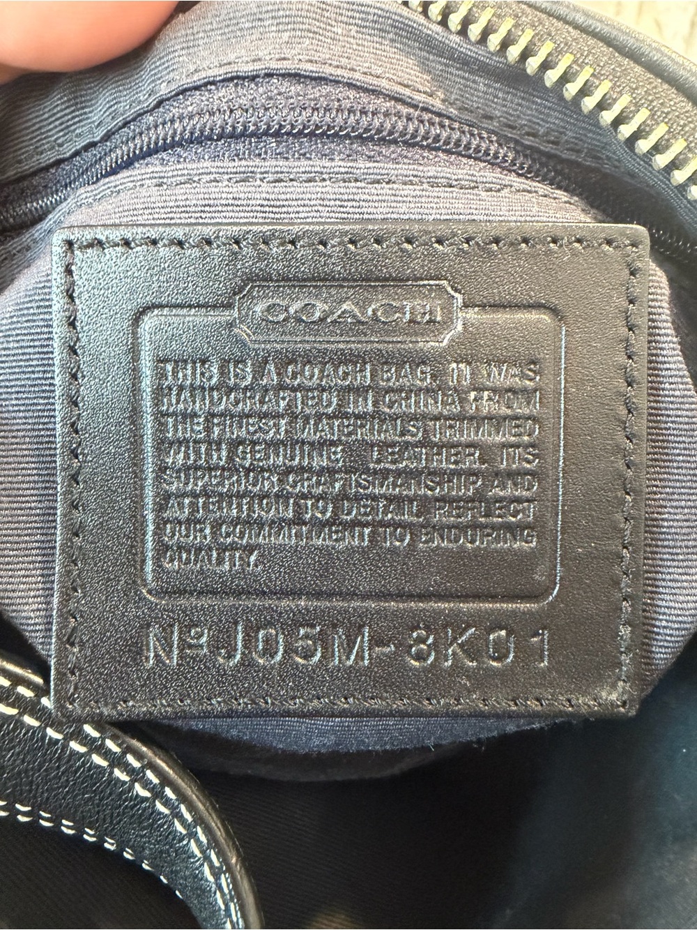 Coach Vintage Hamptons Signature East West Demi Baguette Bag - Black 🖤 - Picture 12 of 13